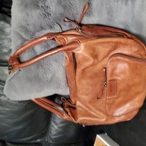 Ecco leather hobo bag